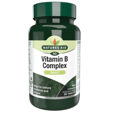 Sleep & Calmness, Natures Aid Vitamin B Complex - 90 Tablets